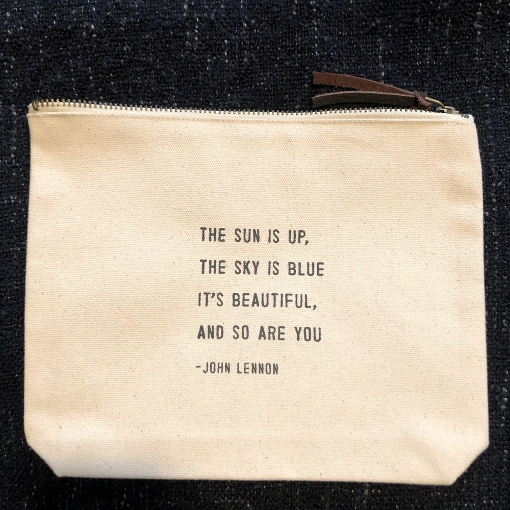 SugarBoo & Co canvas pouch